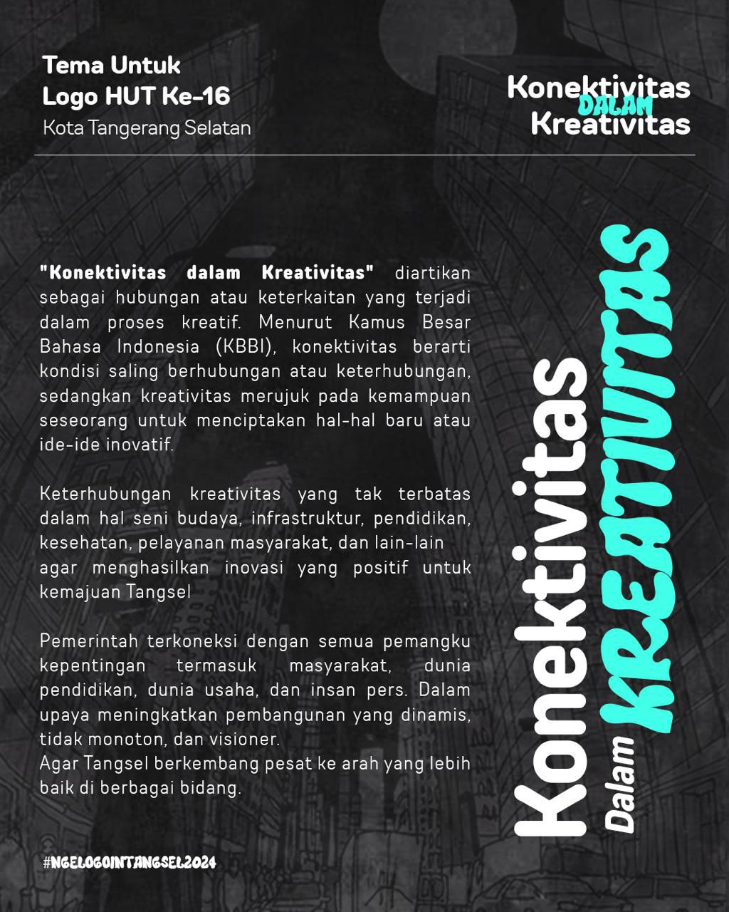 Info Sayembara Logo HUT Tangsel ke 16 tahun.