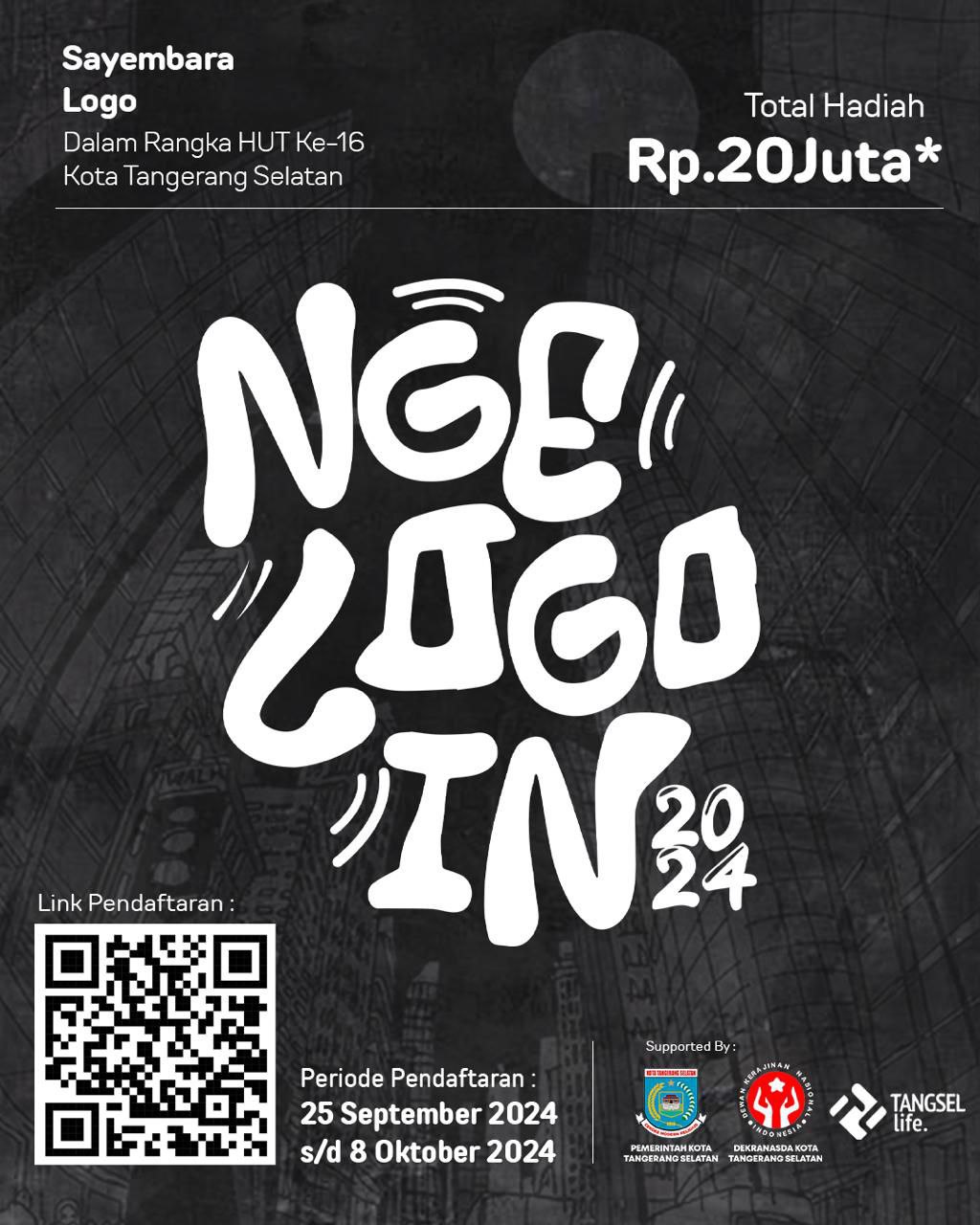 Info Sayembara Logo HUT Tangsel ke 16 tahun.