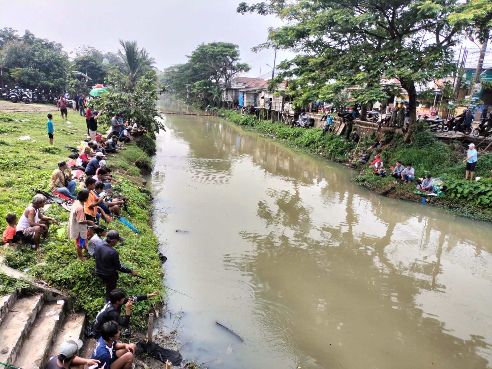 Lomba Mancing di Kecamatan Rajeg.