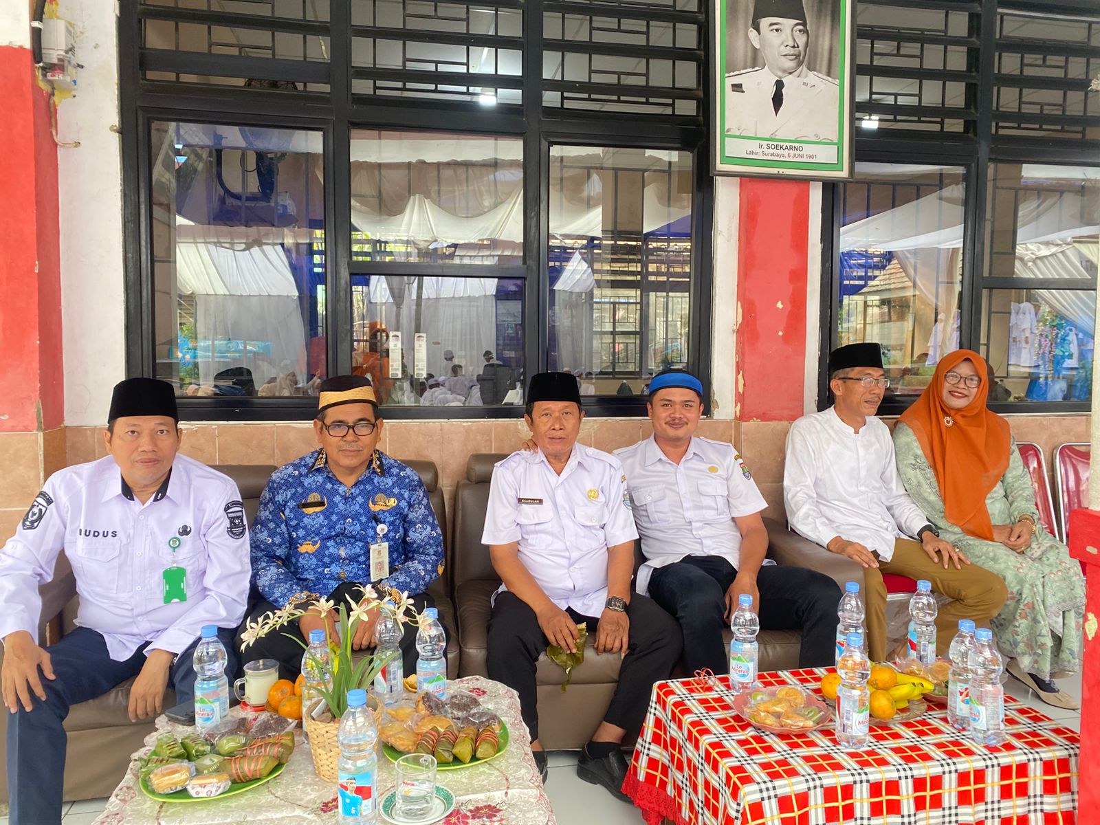 Peringatan Maulid Nabi di SDN Kampung Melayu V Kecamatan Teluknaga.