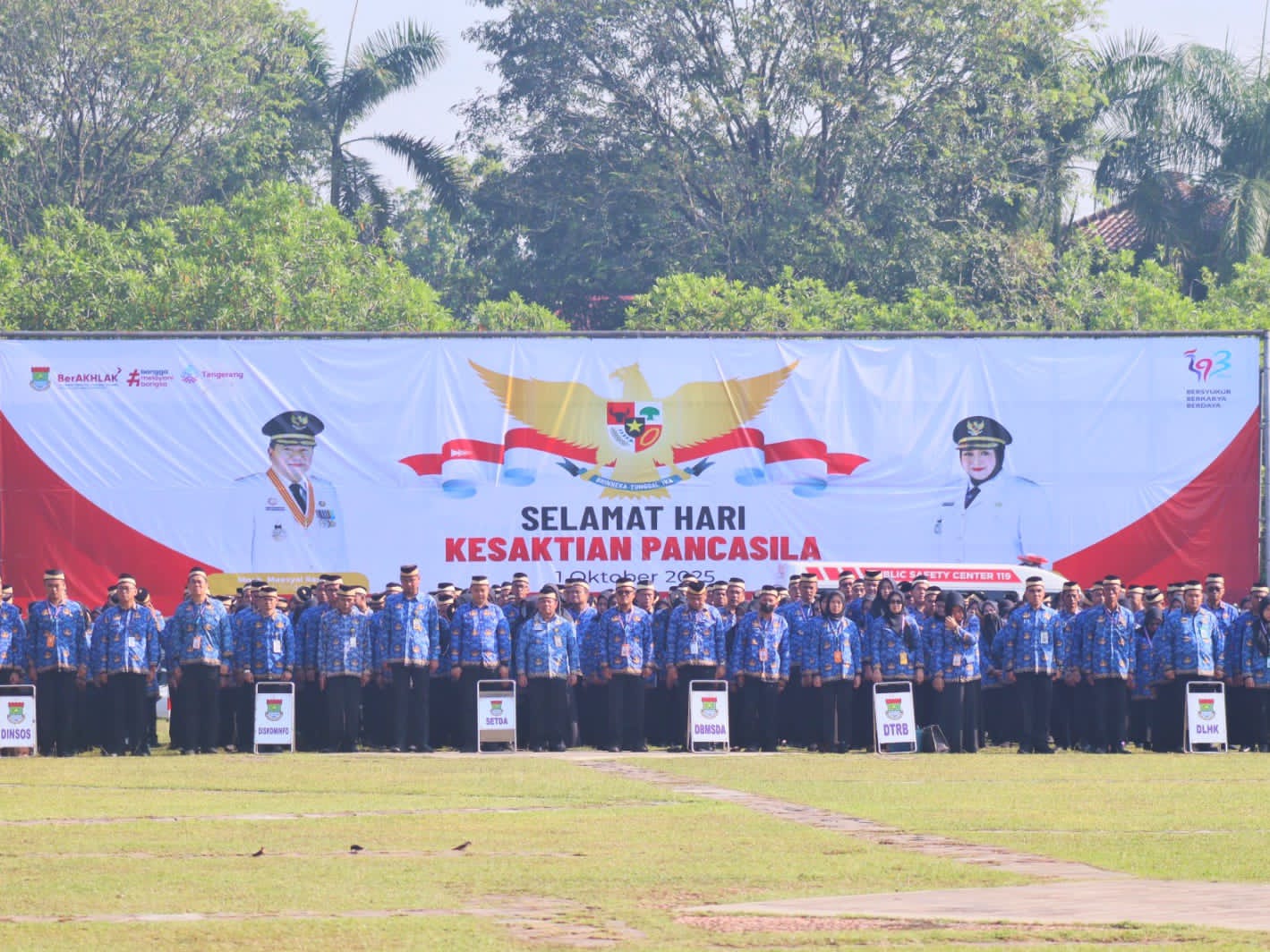 Upacara Peringatan Hari Kesaktian Pancasila di Pemkab Tangerang.