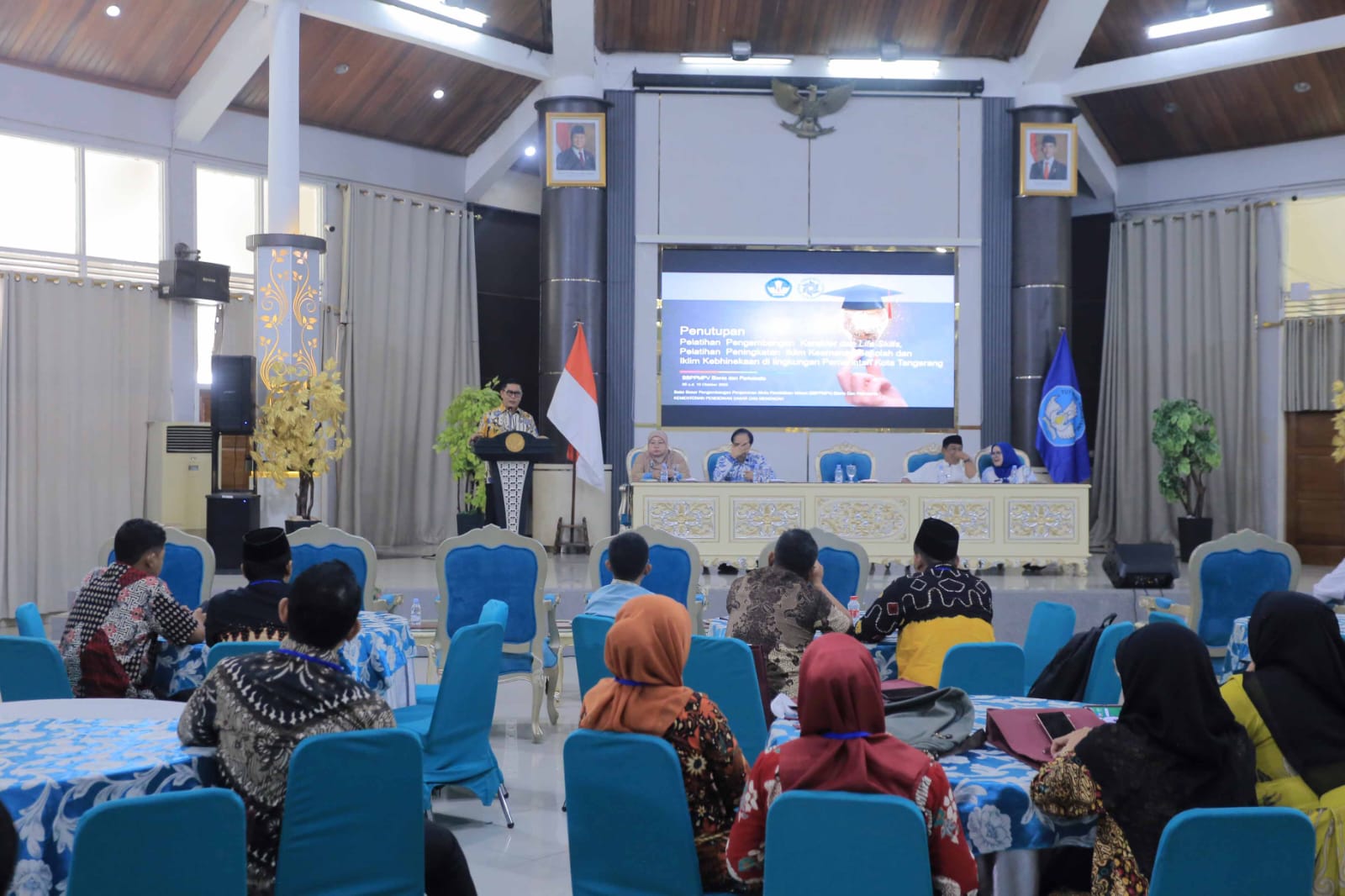 Pelatihan Pengembangan Karakter dan Life Skills, serta Pelatihan Peningkatan Iklim Keamanan Sekolah dan Iklim Kebhinekaan di lingkungan Pemerintah Kota Tangerang.