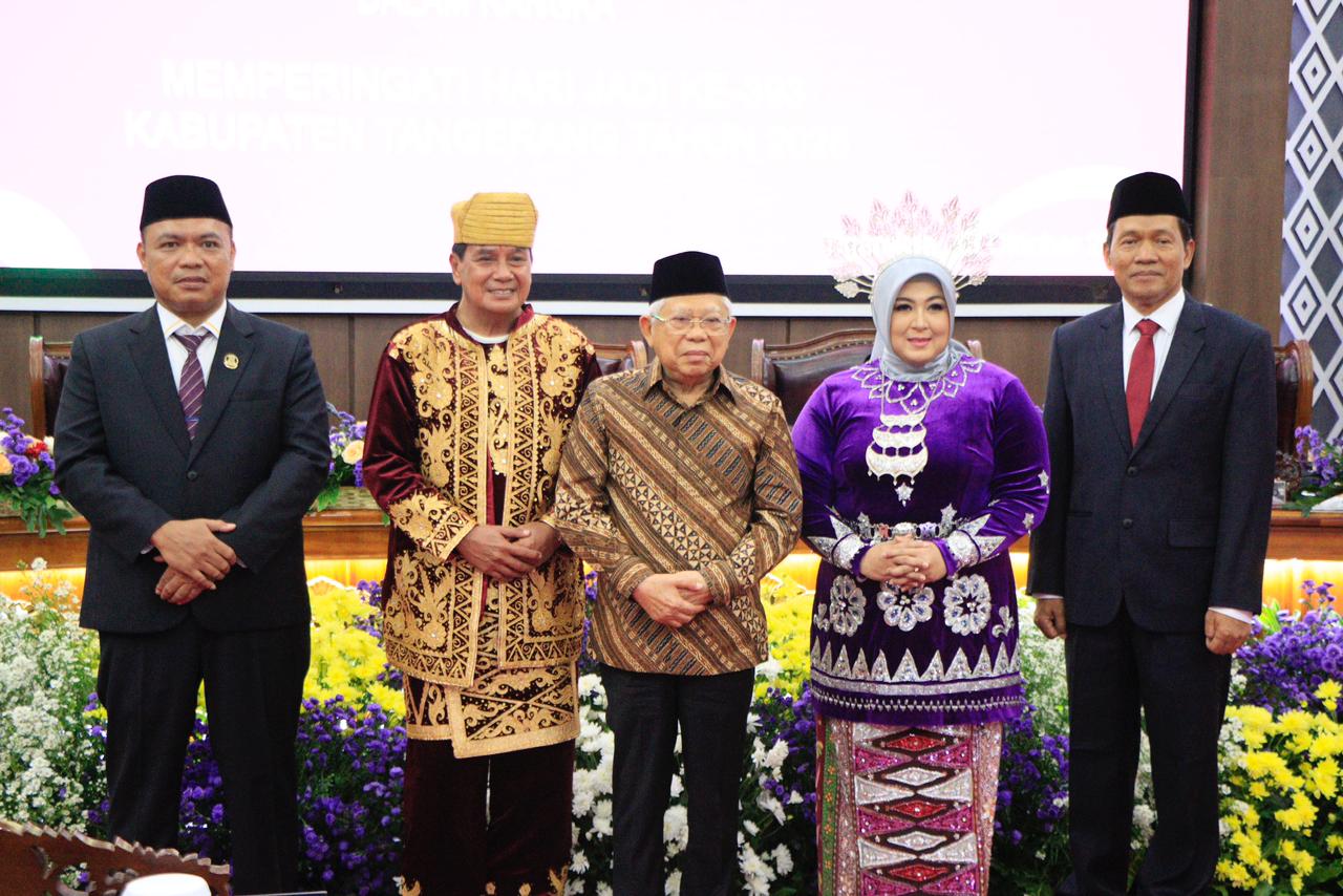 Para pejabat di sidang paripurna istimewa HUT ke 393 Kabupaten Tangerang.