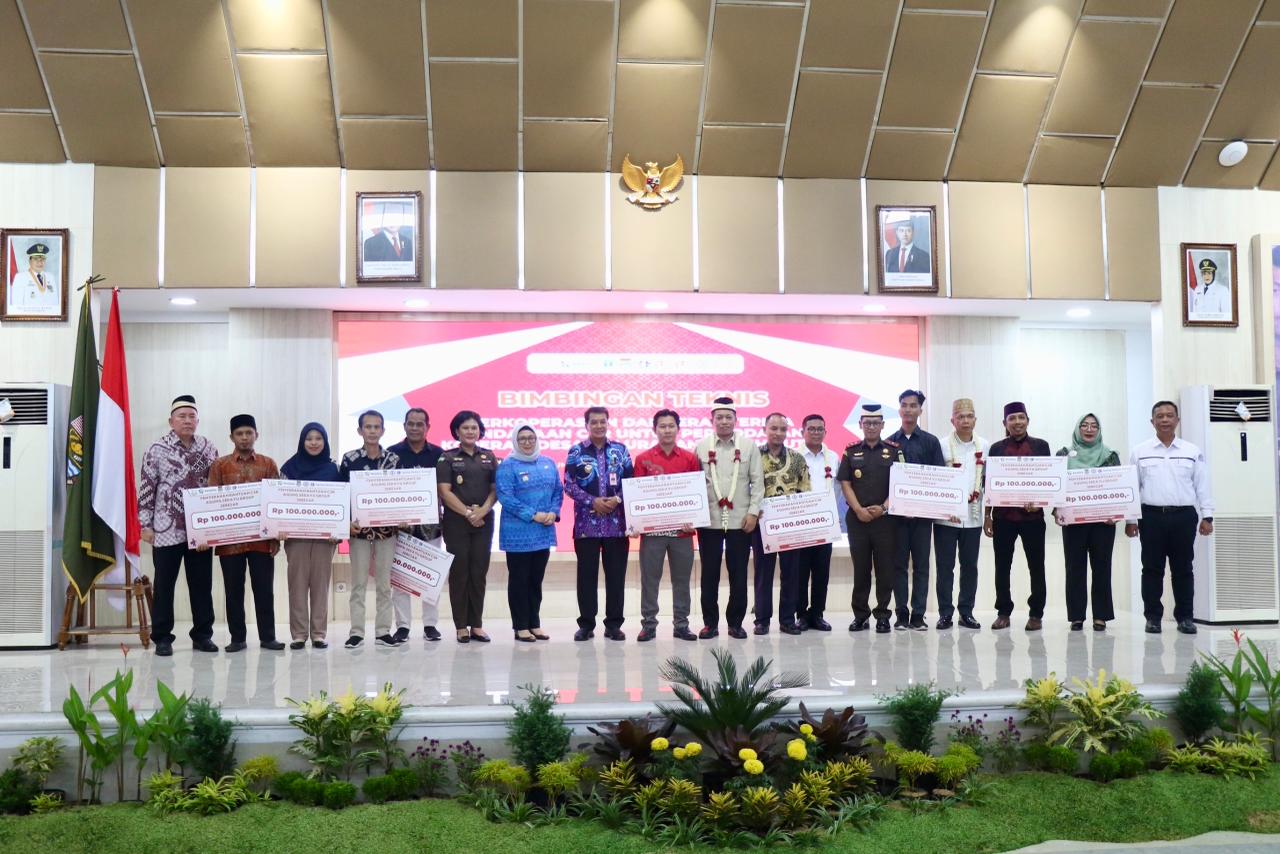 Pemberian Bantuan Permodalan Usaha berupa CSR dari PT. Agung Sedayu Group kepada 60 KDKMP wilayah Kabupaten Tangerang.