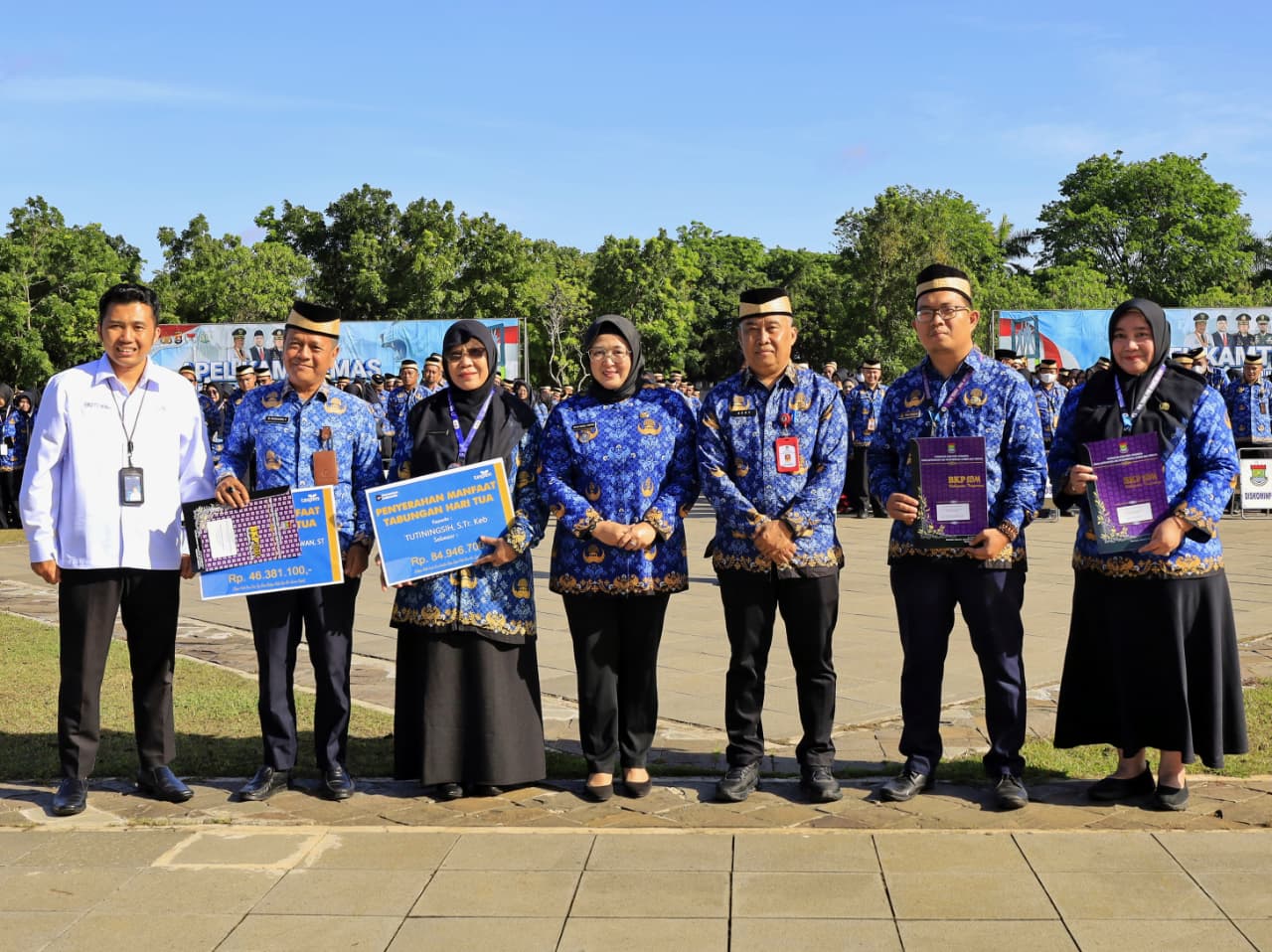 Wabup Intan Bersama Jajarannya.