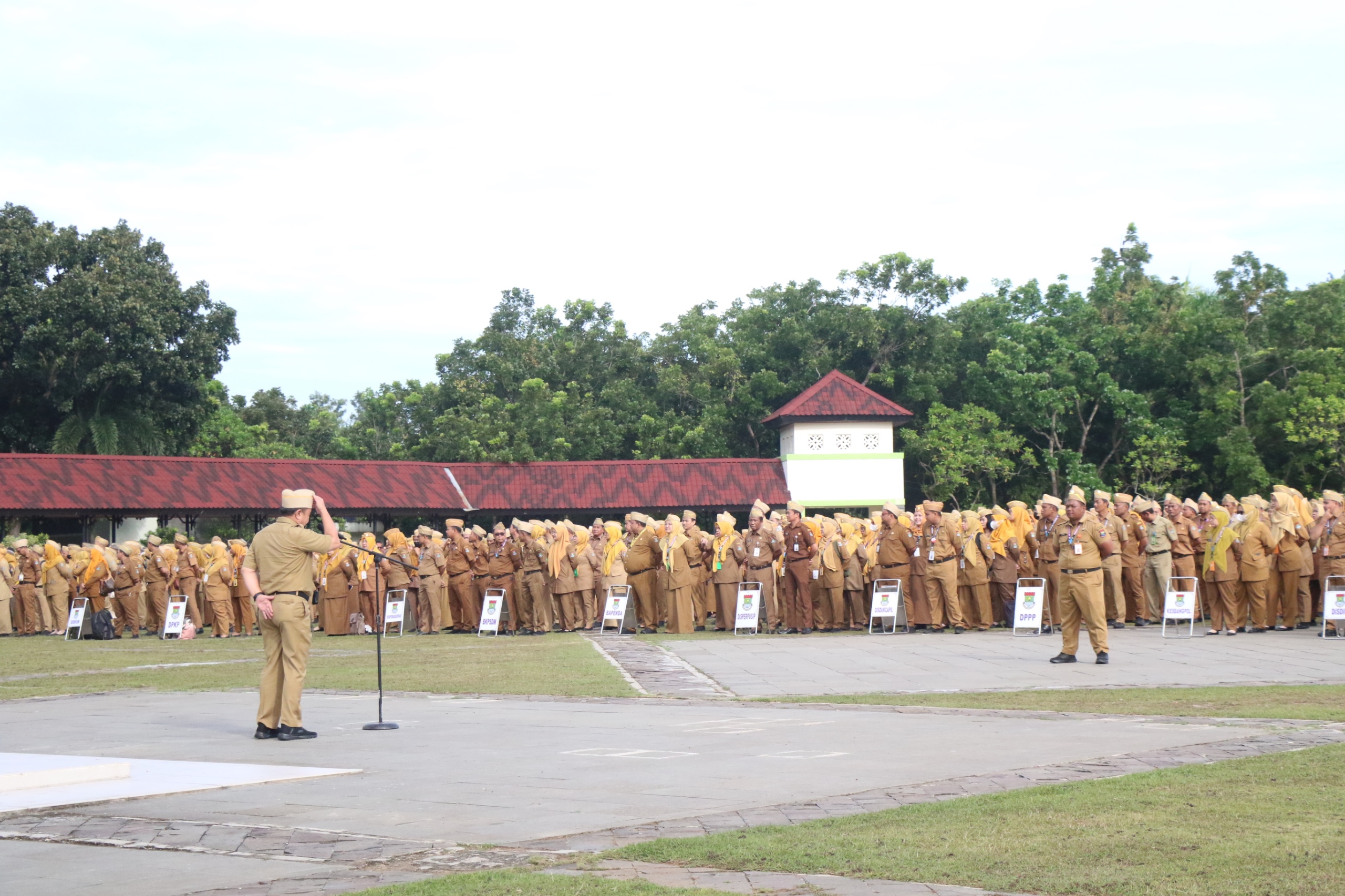 Apel Semun di Pemkab Tangerang.