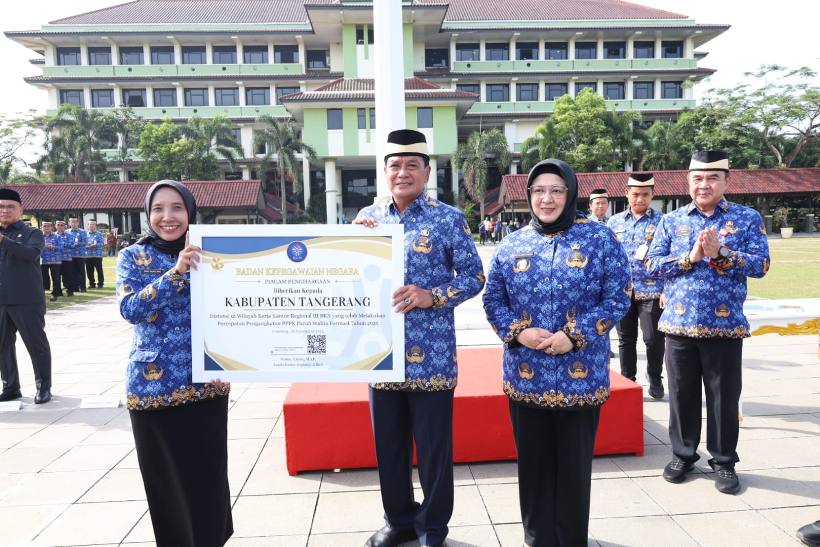 Kegiatan Pelantikan P3K Paruh Waktu Pemkab Tangerang.