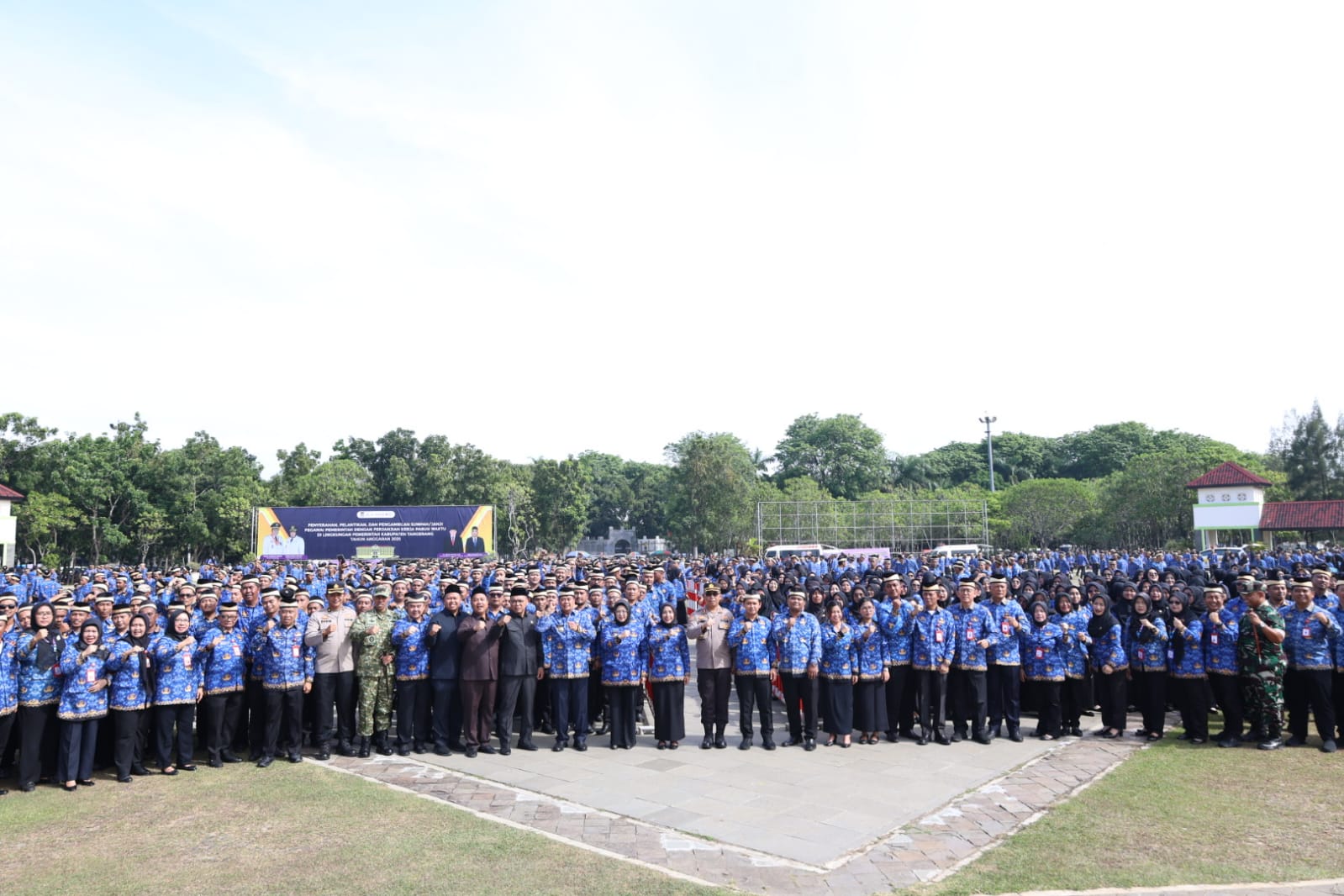 Pelantikan P3K Paruh Waktu Pemkab Tangerang.