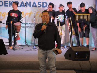 Dekranasda Tangsel Art Festival Meriah, Kepala Disperindag Abdul Aziz Sampaikan Apresiasinya