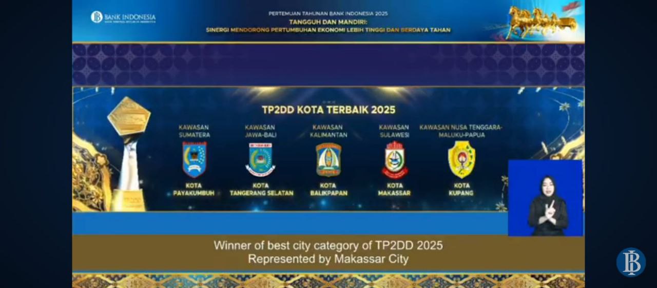 TP2DD Kota Terbaik 2025.