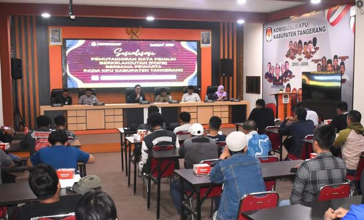 Kegiatan Sosialisasi PDPB KPU Kabupaten Tangerang.