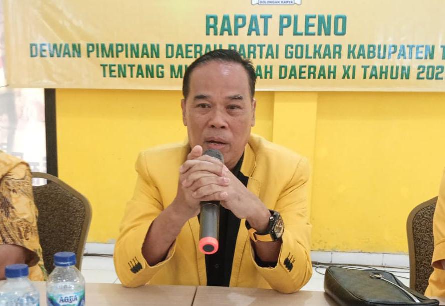 Muhammad Faizal Ketua PLT DPD Golkar Kabupaten Tangerang.