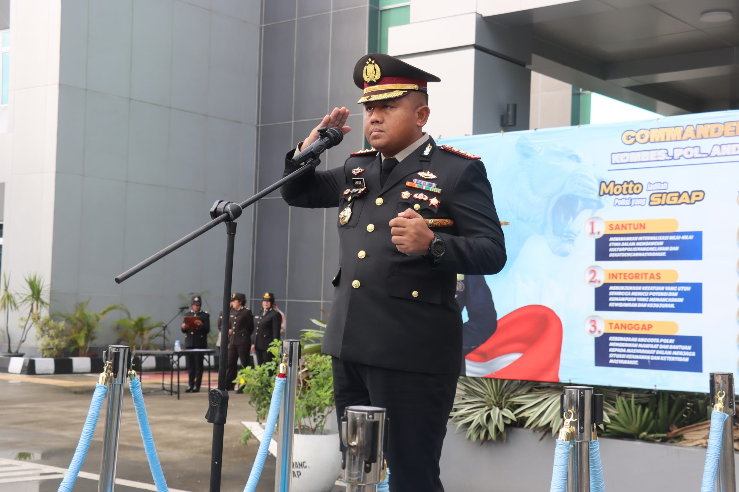 Kapolresta Tangerang Kombes Pol Andi Muhammad Indra Waspada Amirullah.