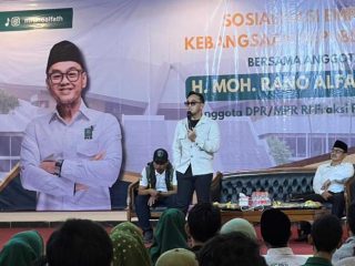 Rano Alfath Sosialisasi Empat Pilar Kebangsaan di Kelapa Dua, Ajak Tokoh Masyarakat Perkuat Toleransi dan Kerukunan Warga