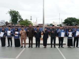 Pelantikan PPPK Paruh Waktu Pemkab Serang.