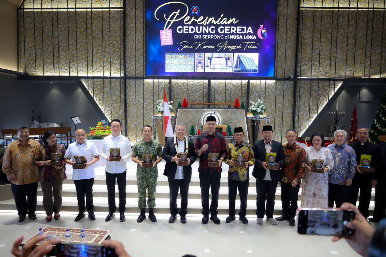 Peresmian Gedung Ibadah GKI Serpong.