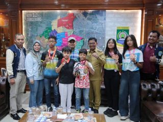 Wali Kota Sachrudin Bangga Atlet Sepatu Roda Kota Tangerang Raih Prestasi di ajang JOI