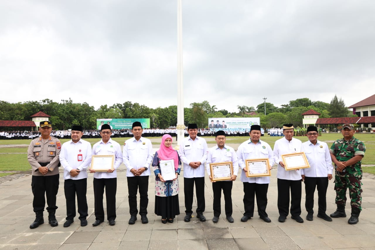 Bupati Tangerang dan jajarannya di upacara peringatan Peringatan Hari Amal Bakti Ke 80.