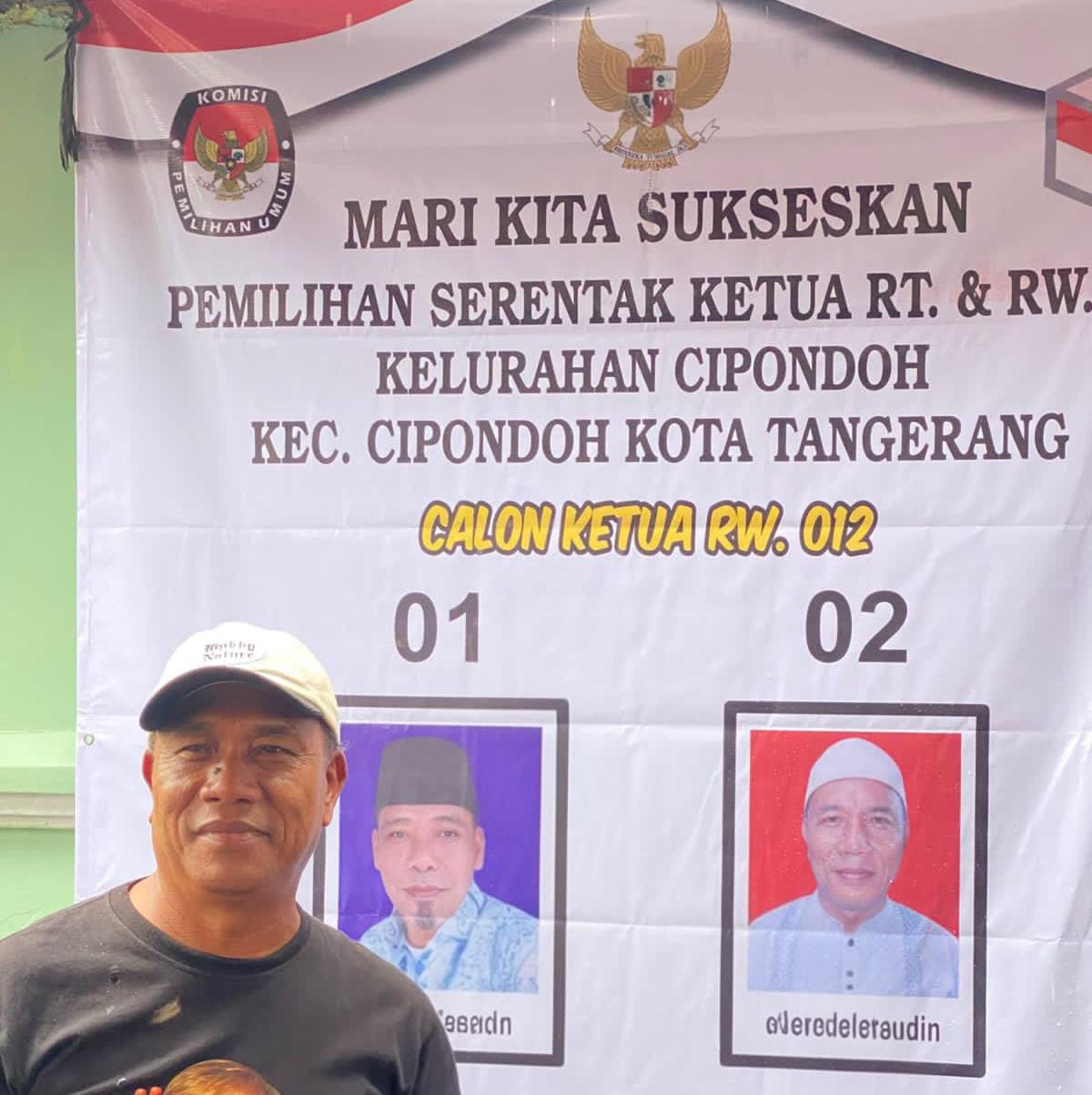 Hasanudin terpilih Jadi Ketua RW 12 Kelurahan Cipondoh, Kota Tangerang.