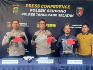 Polsek Serpong Saat Patroli Amankan Remaja Bawa Sajam