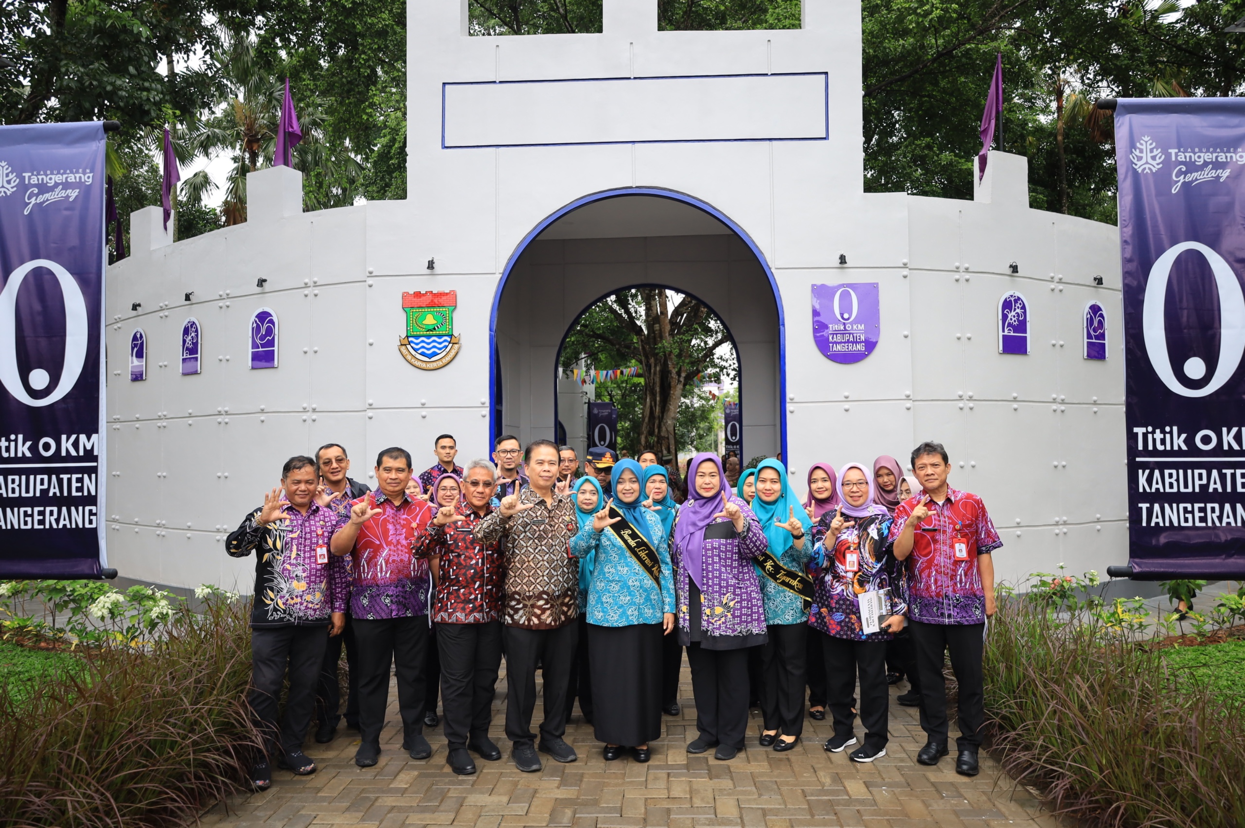 Peresmian Tugu Titik Nol Pemkab Tangerang.
