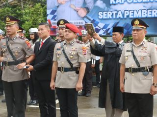 Polresta Tangerang Gelar Sertijab Kabag, Kasat, dan Kapolsek