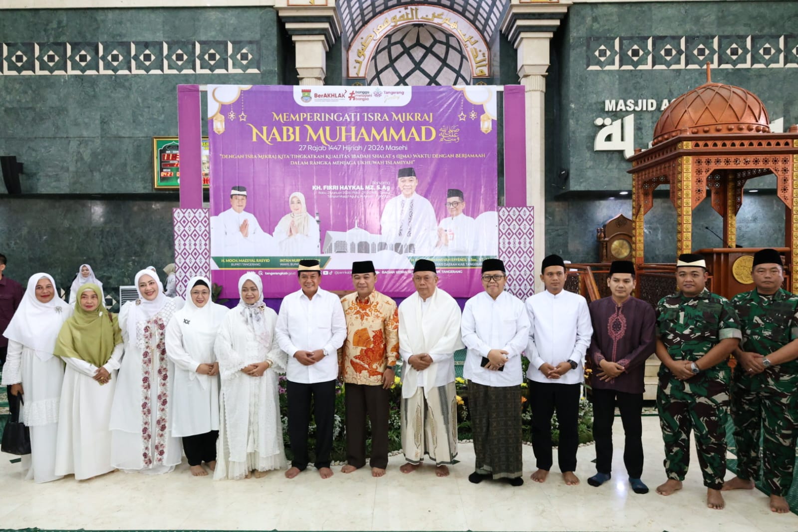 Peringatan Isra Mi'raj di Pemkab Tangerang.