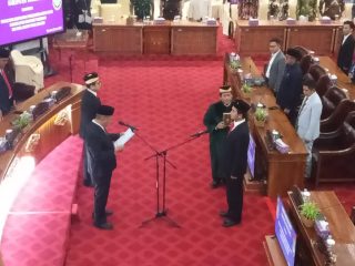 Ketua DPRD Kabupaten Tangerang Pimpin Paripurna Pengambilan Sumpah PAW Nugraha Adiatma