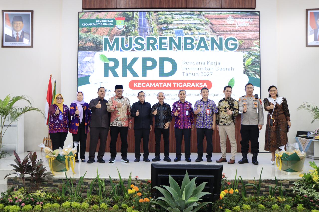 Kegiatan Musrenbang Kecamatan Tigaraksa.