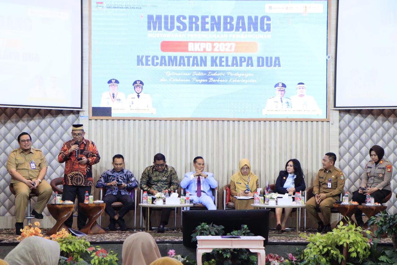 Kegiatan Musrenbang Kecamatan Kelapa Dua.
