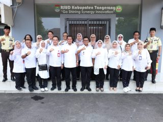 Jelang Idul Fitri, Bupati Maesyal Dampingi Gubernur Banten Tinjau RSUD Kabupaten Tangerang