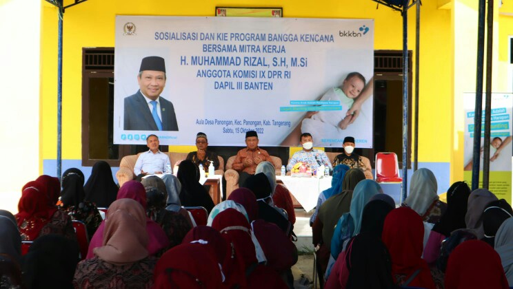 Muhammad Rizal Politisi PAN Bersama BKKBN Gencar Sosialisasi Pencegahan Stunting di Tangerang