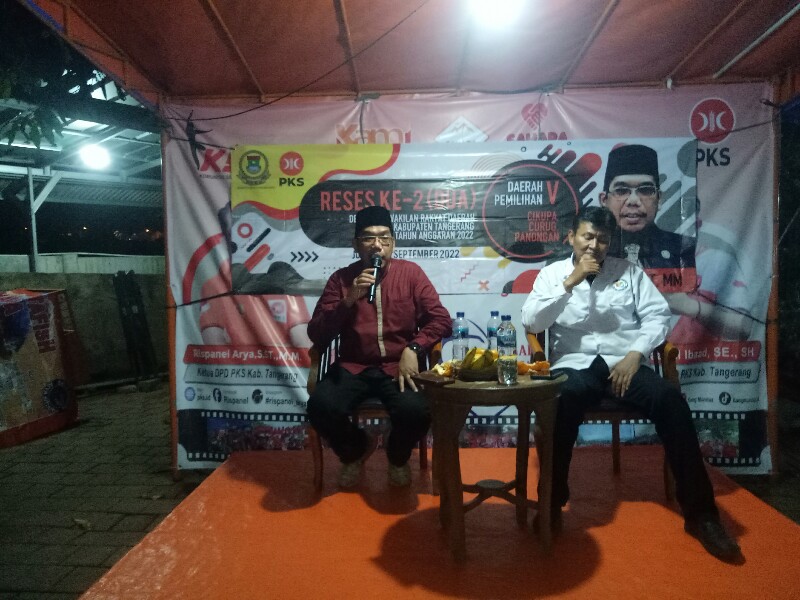 Rispanel Arya Anggota DPRD Kabupaten Tangerang Gelar Reses Bersama Jurnalis dan Masyarakat