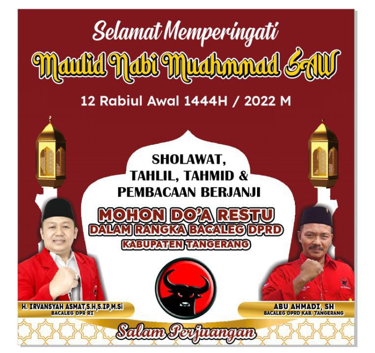 Kegiatan peringatan maulid nabi Muhammad SAW.