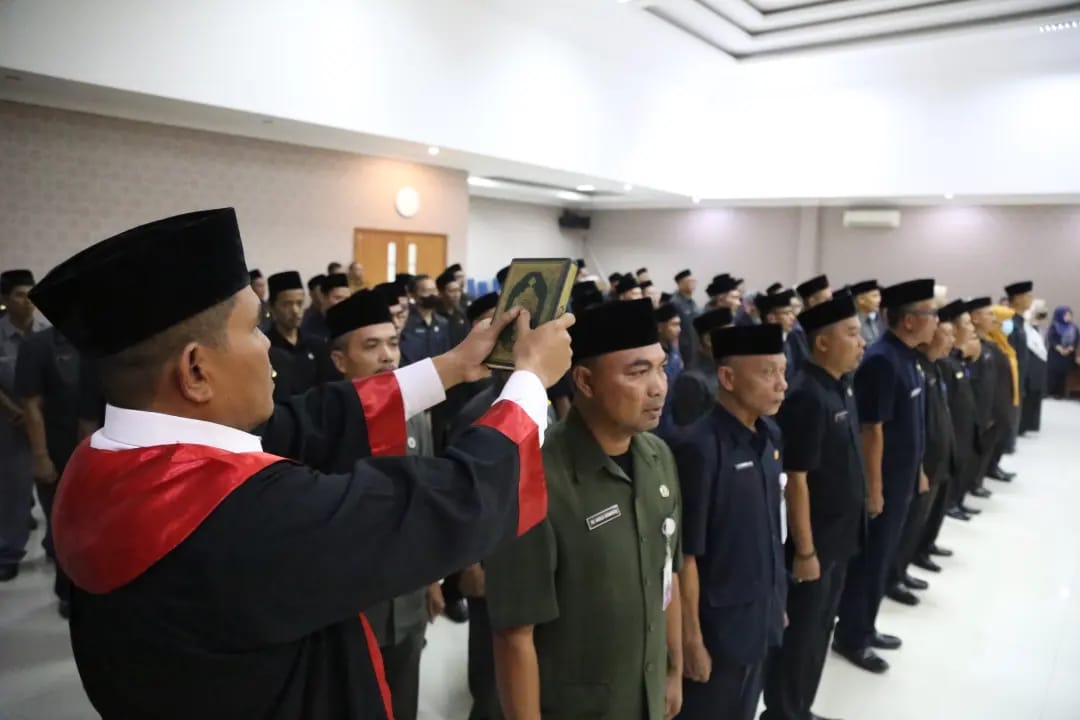 Pelantikan pejabat ASN Pandeglang.