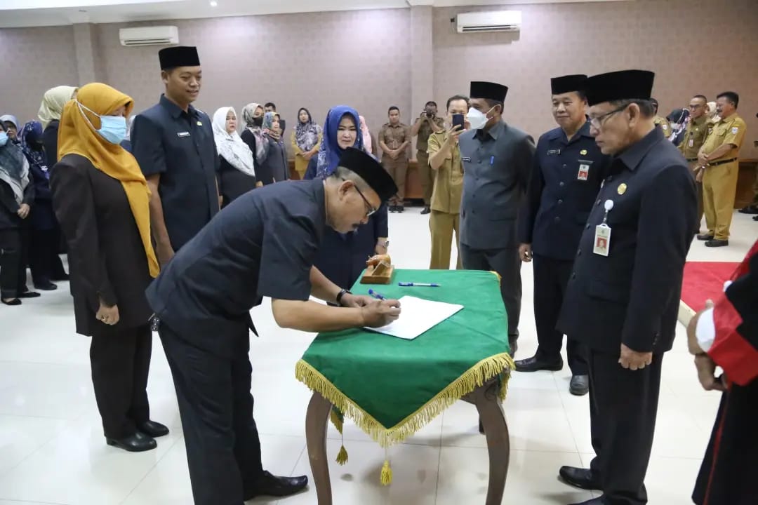 Pelantikan pejabat ASN Pandeglang.