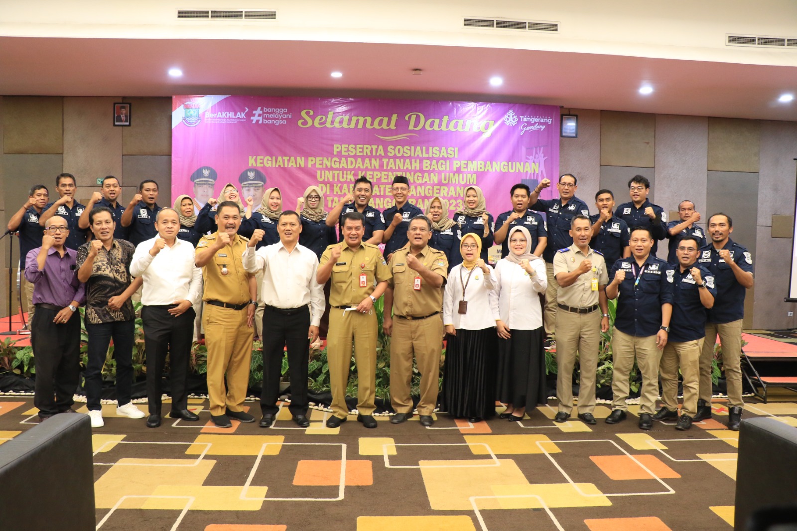 Sosialisasi tata cara pengadaan tanah bagi pembangunan untuk kepentingan umum Kabupaten Tangerang.