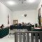 Persidangan kasus korupsi proyek pembangunan Gedung Fakultas Ilmu Komunikasi (Unsika) di Pengadilan Negeri Tipikor Bandung.