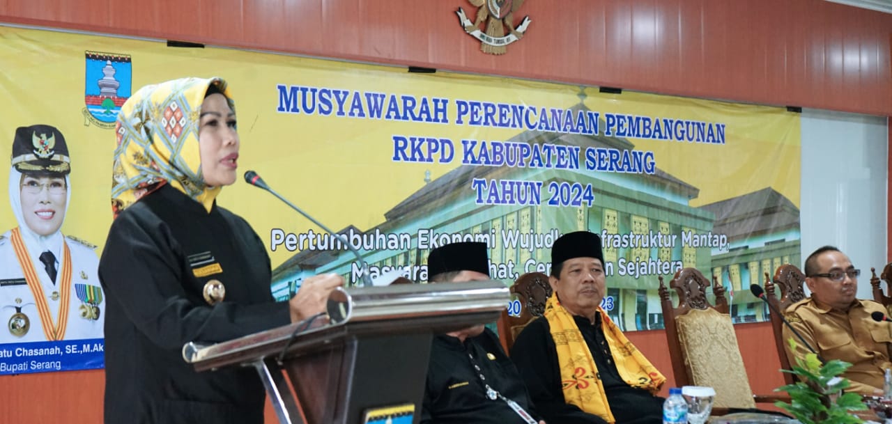 Musrenbang RKPD 2024, Bupati Tatu Sampaikan Pembangunan Puspemkab Serang Jadi Prioritas