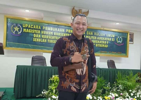 Advokat Syamsul Jahidin tempuh pendidikan Magister di Perguruan Tinggi Hukum Militer