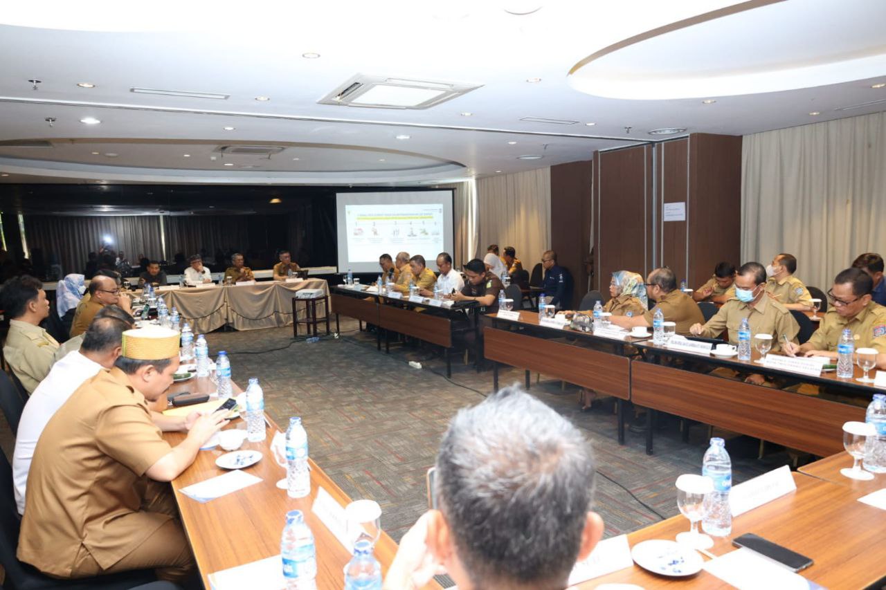 Rapat Koordinasi Tim Pengendali Inflasi Daerah (TPID) Kota Tangerang Selatan.