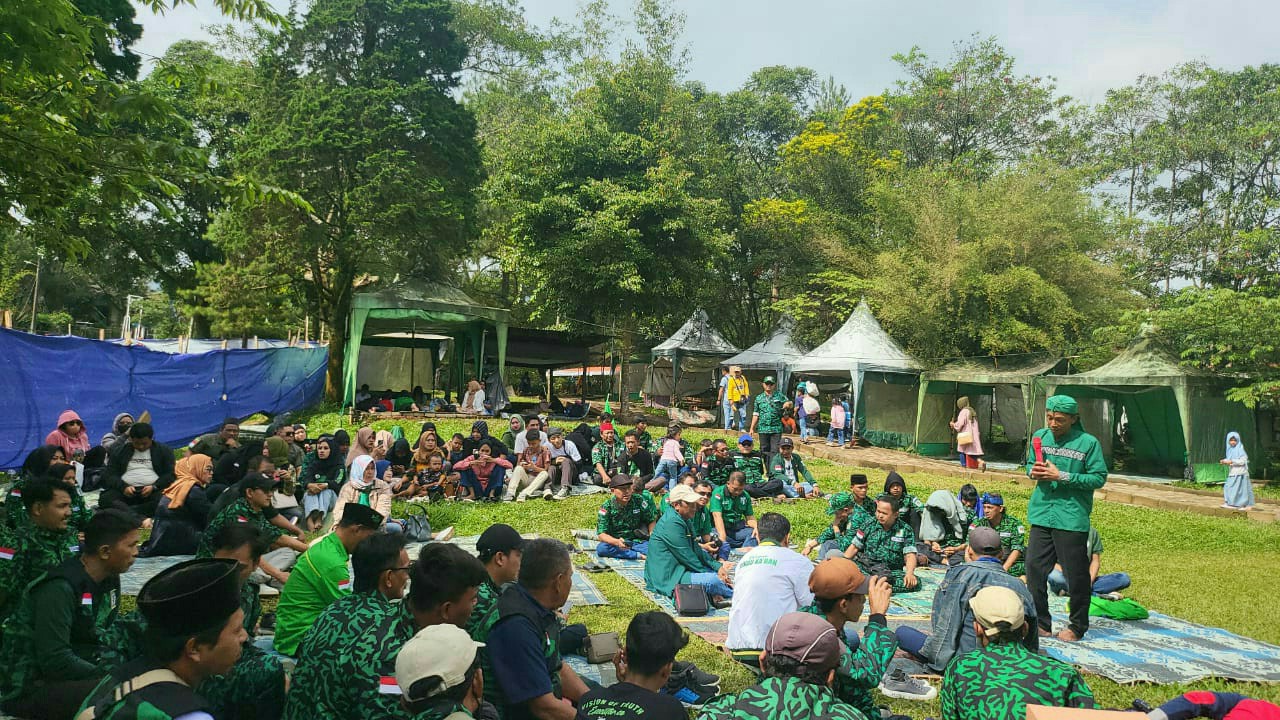 Para Pengurus Gerakan Pemuda Ka'bah (GPK) Banten.