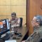 Benyamin saat rapat melalui daring.