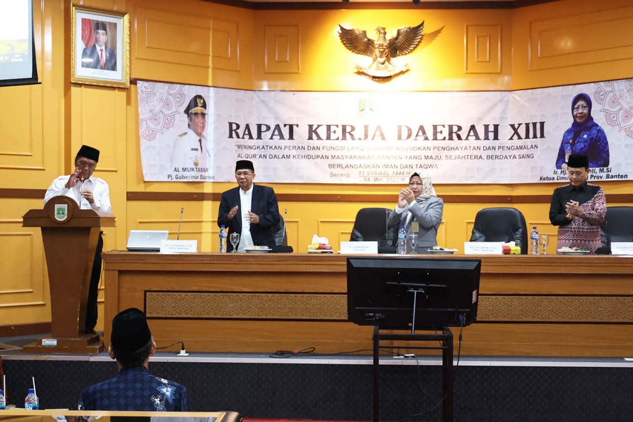 Kegiatan rapat kerja daerah LPTQ Banten.