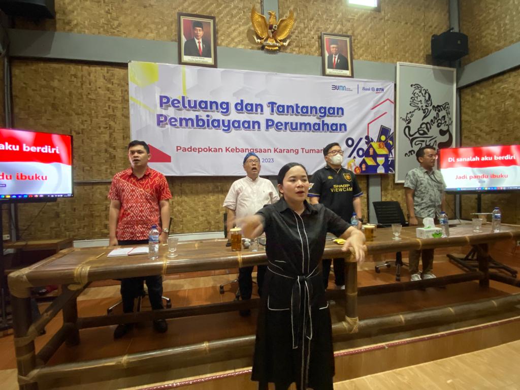 Kegiatan sosialisasi tentang Sosial Kebijakan Perumahan BTN dengan tema "Peluang dan Tantangan Pembiayaan Perumahan,".