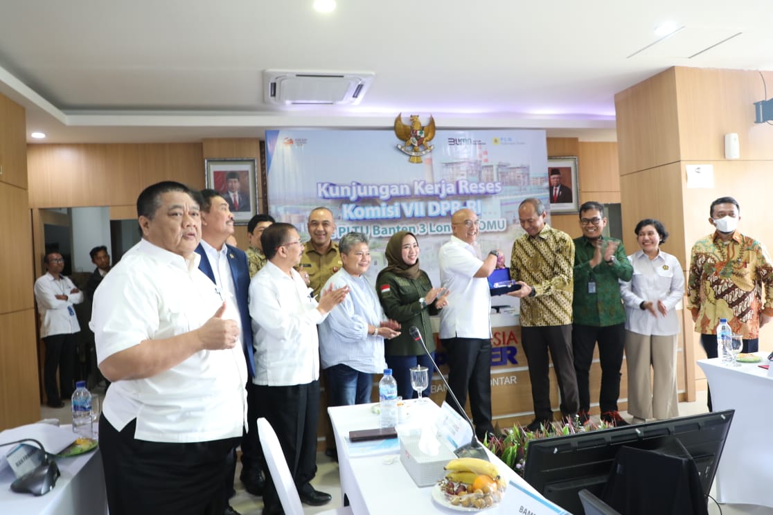 Kegiatan kunker reses Komisi 7 DPR RI ke PLTU 3 Lontar Banten.