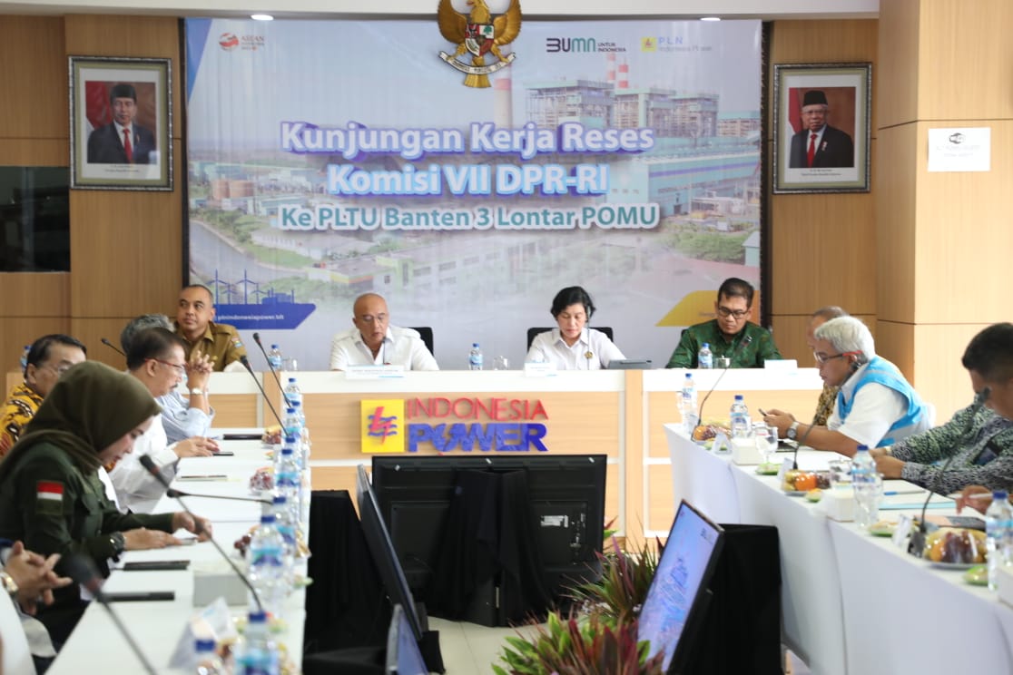 Kegiatan kunker reses Komisi 7 DPR RI ke PLTU 3 Lontar Banten.