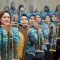 Pelatihan seni budaya angklung.