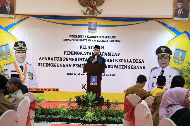 Kepala Desa di Kabupaten Serang Dilatih Tata Kelola Penggunaan Dana Desa