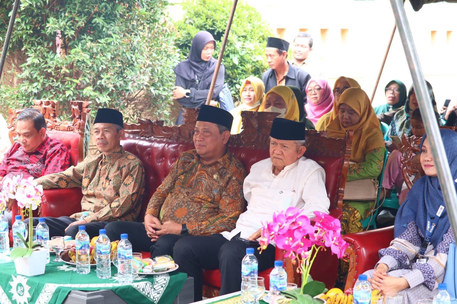 Dewan Muhammad Rizal bersama Ketua Pengurus Pusat Muhammadiyah Anwar Abbas.